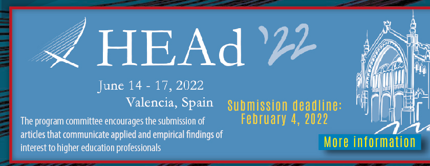 8th International Conference on Higher Education Advances (HEAd’22) -Más información-